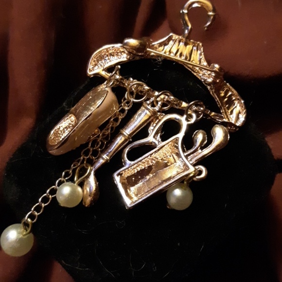 NWOT Golfing Mom Brooch! - Picture 3 of 5